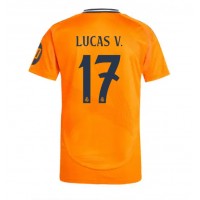 Camiseta Real Madrid Lucas Vazquez #17 Visitante Equipación 2024-25 manga corta